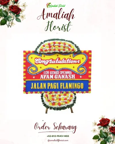 Bunga Papan Congratulation di Kalimati